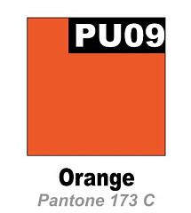 Термотрансферная тонкая полиуретановая плёнка PromaFlex (0,5х25м) Оранжевый № PU09 (ближайший Pantone 173C)