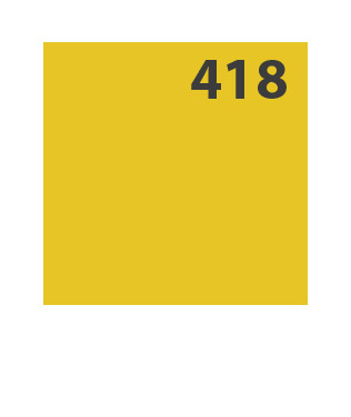 Термотрансферная плёнка Poli-flex Standart 400 (0,5х25м) Цвет средне-желтый (418)