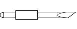 Архив / Нож X-CB 15UA для плоттера Graphtec (с пружиной) D=1.5 мм (неоригинальный)