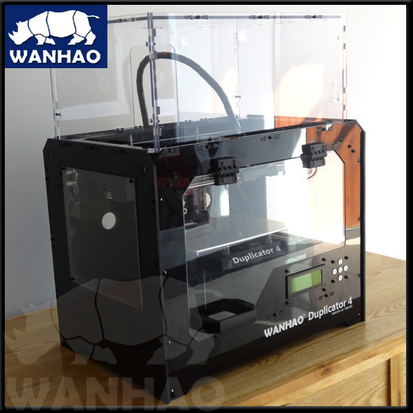 Архив / 3D принтер Wanhao Duplicator 4X в черном корпусе, 2 экструдера