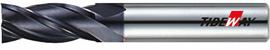 Торцевая твердосплавная фреза Tideway LC210030C Z3 3x3x8x50 (dxDxhxL)