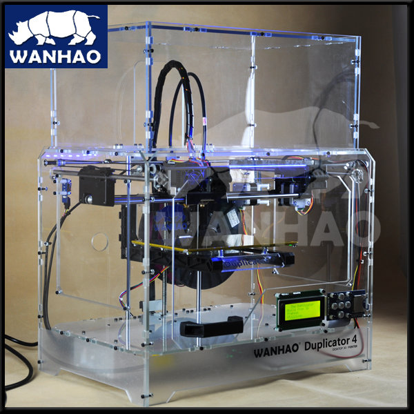 Архив / 3D принтер Wanhao Duplicator 4X в пластиковом корпусе, 2 экструдера