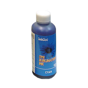 Сублимационные чернила InkTec для принтера Epson, Цвет: Синий (Cyan), 100мл,