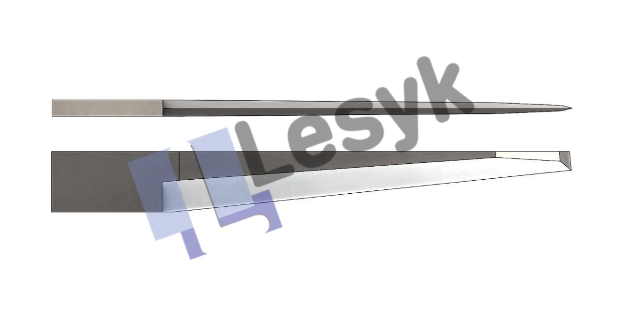 Нож Lesyk TC knife blade Z 69 / 1,5 mm №26.62.302 (толщ.ножа 0.6 мм, толщ. материала 35 мм) для планшетных плоттеров Zund и пр.