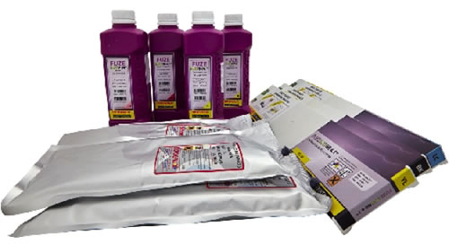 Экосольвентные чернила Bordeaux Fuze ECO Solvent Ink Bag (пакет), 1л, Lc (Light cyan - Бледно-голубой)