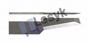 Нож Lesyk TC knife blade T 41 №26.64.323 (толщ.ножа 0.6 мм, толщ. материала 11 мм) для планшетных плоттеров Zund и пр.