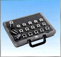 Набор цанг ER25, 15шт. (d: 2-16 мм)