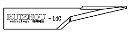 Нож Ruizhou RZCUT-140 для планшетного плоттера (толщ. 0.6 мм). Совместим с Ruizhou, Zund, DIGI, Ruizhou, iEcho, List, JingWei и пр.