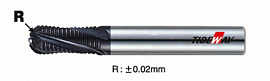 Сферическая обдирочная твердосплавная фреза Tideway LC290060L Z3 6x6x16x60 (dxDxhxL)