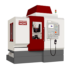5-ти осевой вертикальный фрезерный обрабатывающий центр с ЧПУ MCMI RED LINE MCBG300