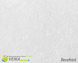 Обои  Veika DECOFROST с флизелин основой 1,07*50м., белый/ текстурированная