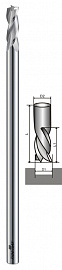 Торцевая твердосплавная фреза Z3 2.0X3,175X6X114 (dxDxhxL)