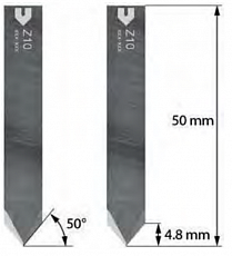Нож статичный Z10 для планшетного плоттера (толщ. 1,5 мм) Zund, DIGI, Ruizhou, iEcho, List, JingWei и пр.
