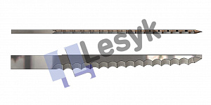 Нож Lesyk TC knife blade ( Z 66 ) 15 Z №26.62.124 (толщ.ножа 0.6 мм, толщ. материала 55 мм) для планшетных плоттеров Zund и пр.