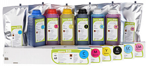 Экосольвентные чернила VEIKA Balance Eco, 1л, K (Black - Черный)