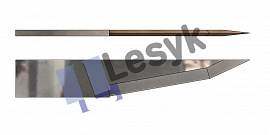 Нож Lesyk TC knife blade T 22 №26.64.315 (толщ.ножа 0.6 мм, толщ. материала 14 мм) для планшетных плоттеров Zund и пр.