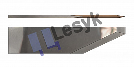 Нож Lesyk TC knife blade Z 25 №26.60.316  (толщ.ножа 0.6 мм, толщ. материала  8,9 мм) для планшетных плоттеров Zund и пр.