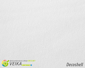 Обои  Veika  DECOSHELL с флизелин основой 1,07*50м., белый/ текстурированная