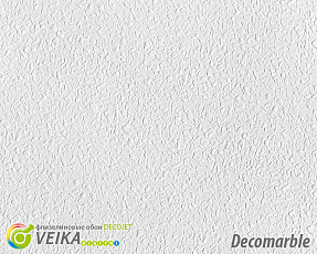 Обои  Veika DECOMARBLE с флизелин основой 1,07*50м., белый/ текстурированная